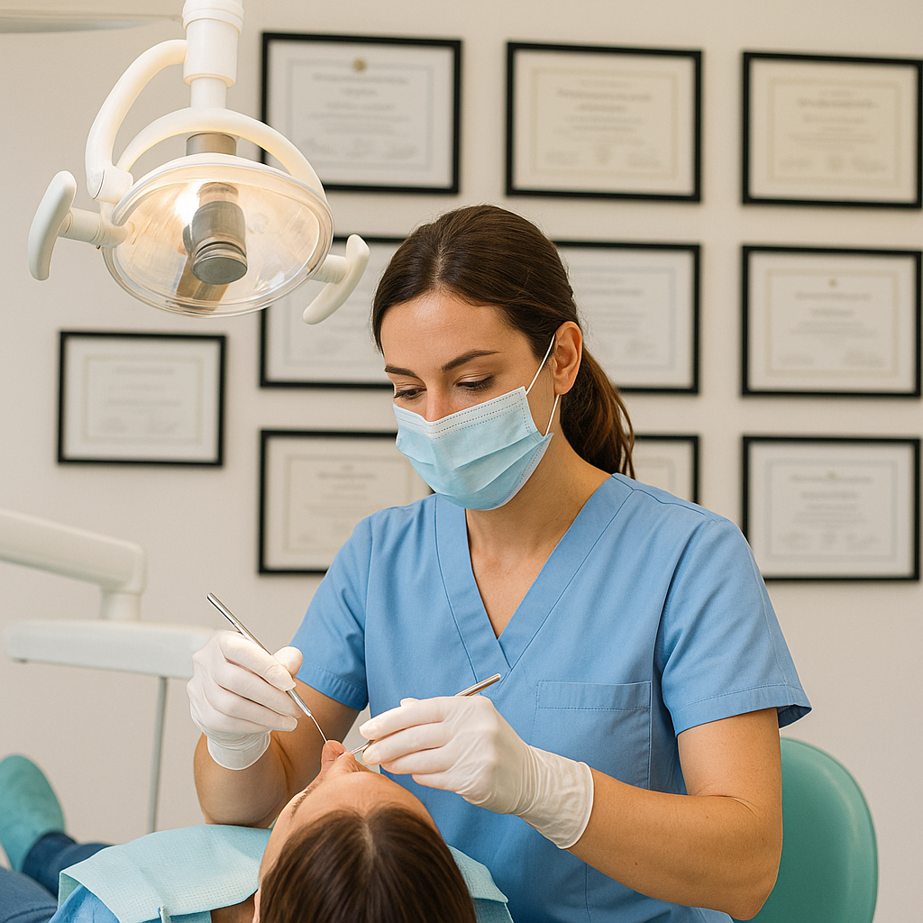 Dentista conectando con su autoestima desde el interior, sin necesidad de más títulos